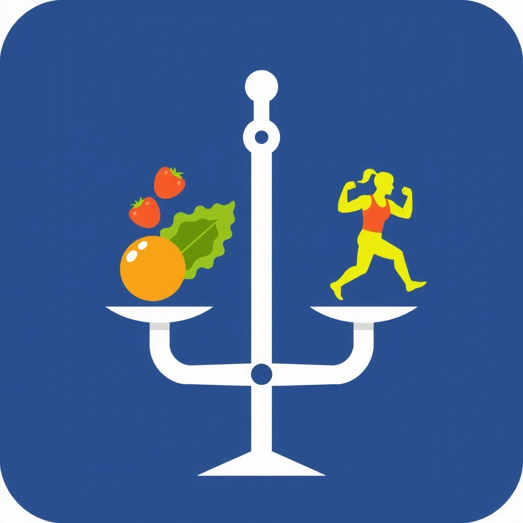 Icon representing weight management