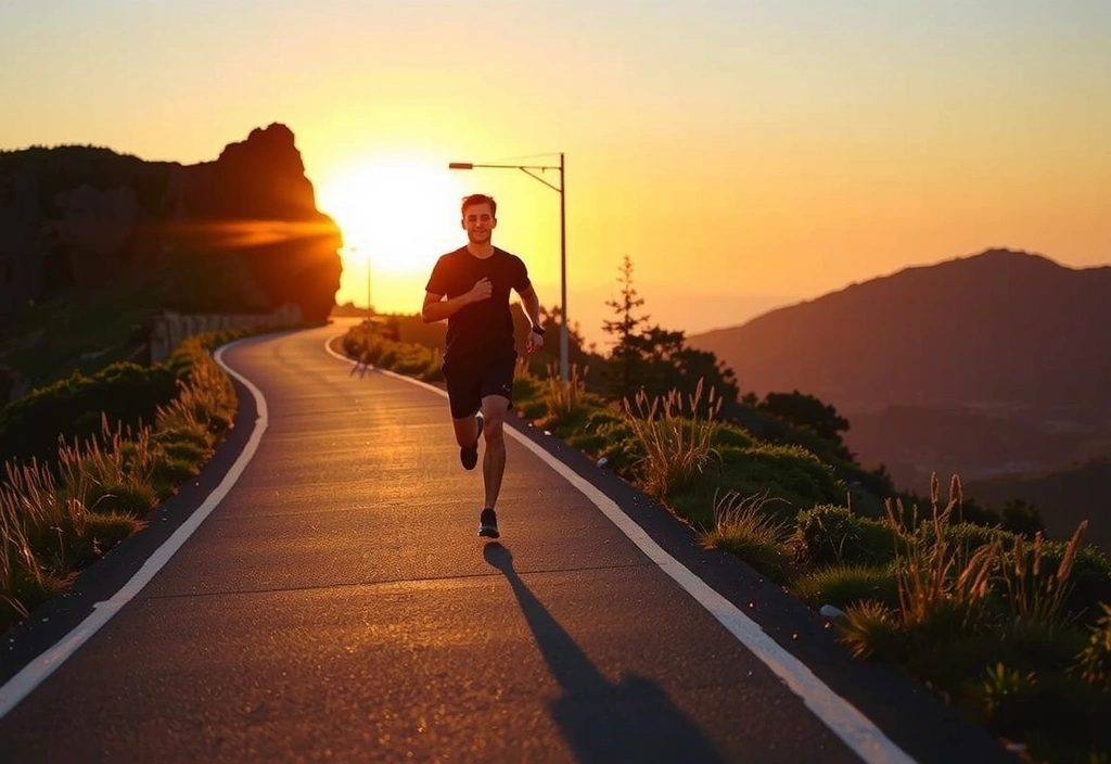 Someone jogging outdoors, illustrating the benefits of exercise for mental health.
